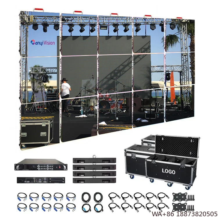 Светодиодный дисплей P3.91 Наружный экран Водонепроницаемый Размер 500*1000 мм Литой под давлением алюминиевый материал Видеостена
Светодиодный дисплей P3.91 Наружный экран Водонепроницаемый Размер 500*1000 мм Литой под давлением алюминиевый материал Видеостена