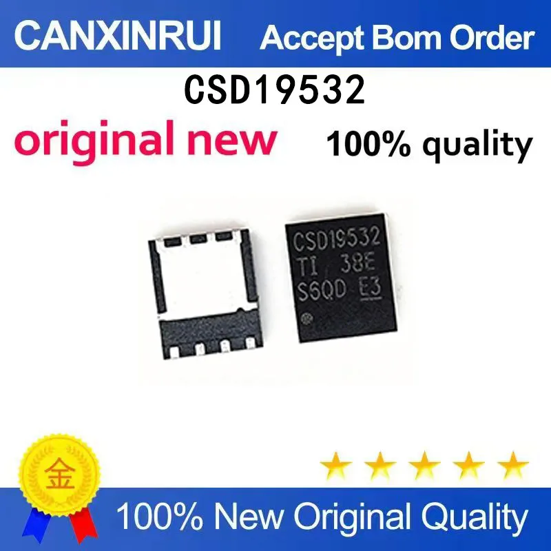 (5-100 PCS) Brand new original CSD19532 power switch chip CSD19532Q5B voltage regulator MOS transistor
(5-100 PCS) Brand new original CSD19532 power switch chip CSD19532Q5B voltage regulator MOS transistor