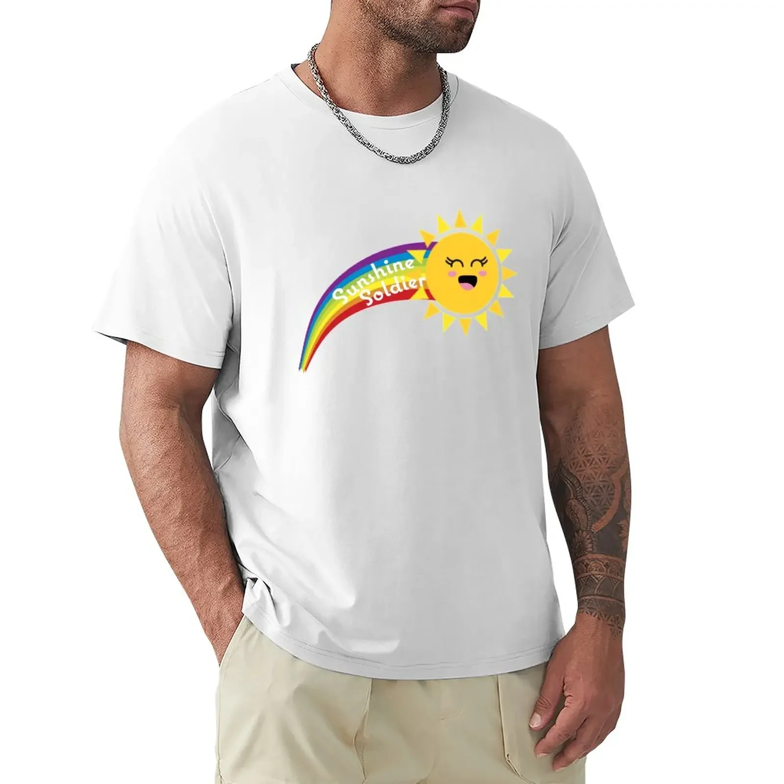 Sunshine Soldier T-Shirt sweat plus size tops kawaii clothes men workout shirt
Sunshine Soldier T-Shirt sweat plus size tops kawaii clothes men workout shirt