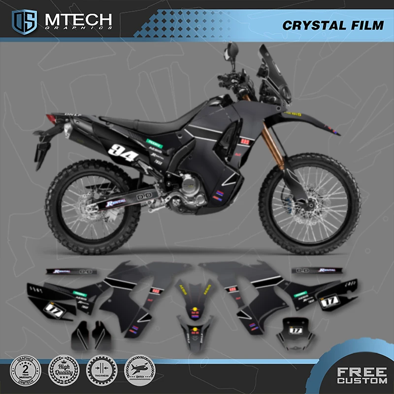 DSMTECH Custom Motorcycle For HONDA 2017 2018 2019 2020 CRF250 RALLY For CRF250 RALLY Graphics Enduro Decals Stickers Kits -3
DSMTECH Custom Motorcycle For HONDA 2017 2018 2019 2020 CRF250 RALLY For CRF250 RALLY Graphics Enduro Decals Stickers Kits -3
