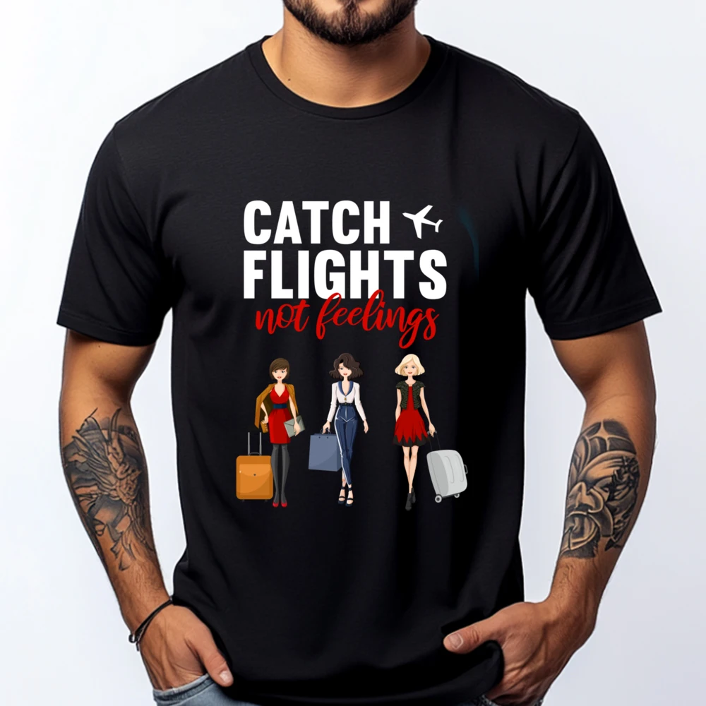 Catch Flights Not Feelings Flight Attendant Stewardess Christian Tshirt Men T Shirts For Men Normal
Catch Flights Not Feelings Flight Attendant Stewardess Christian Tshirt Men T Shirts For Men Normal