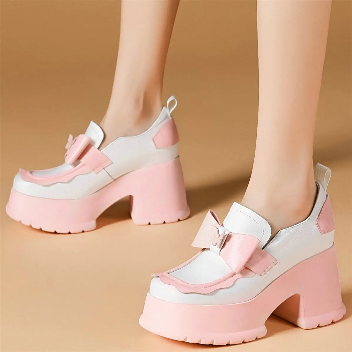 2023 Chunky Platform Pumps Shoes Women Genuine Leather Super High Heels Ankle Boots Female Square Toe Mary Janes Casual Shoes
2023 Chunky Platform Pumps Shoes Women Genuine Leather Super High Heels Ankle Boots Female Square Toe Mary Janes Casual Shoes