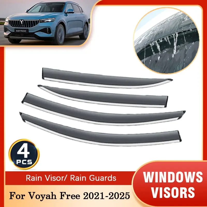 For Voyah Free 2021 2022 2023 2024 2025 Car Window Visors Wind Rain Deflector Awning Guard Cover Trim Shades Auto Accessories
For Voyah Free 2021 2022 2023 2024 2025 Car Window Visors Wind Rain Deflector Awning Guard Cover Trim Shades Auto Accessories