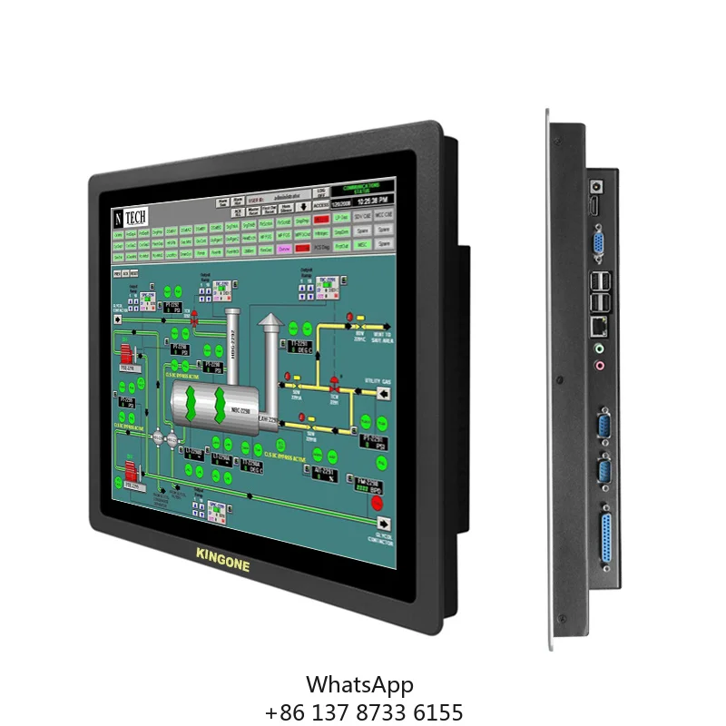 KINGONE Industrial Panel Pc Manufacturers Pci Slot Fanless Android Tablet Pc 19 Inch Industrial Touch Screen