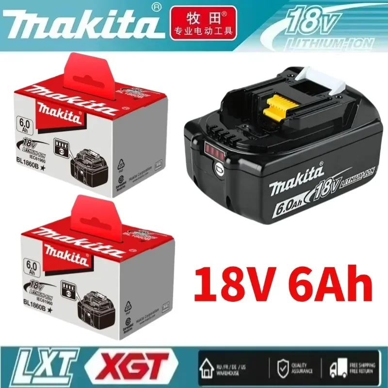 100% Genuine Makita 6000mAh/5000mAh Makita 18V Battery BL1830B BL1850B BL1850 BL1840 BL1860 BL1815 Replacement Lithium Battery
100% Genuine Makita 6000mAh/5000mAh Makita 18V Battery BL1830B BL1850B BL1850 BL1840 BL1860 BL1815 Replacement Lithium Battery