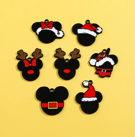 10 PCS cartoon Christmas mickey minnie Charms Earrings DIY s Key chain Necklace Pendant Bracelet Jewelry Gift
10 PCS cartoon Christmas mickey minnie Charms Earrings DIY s Key chain Necklace Pendant Bracelet Jewelry Gift