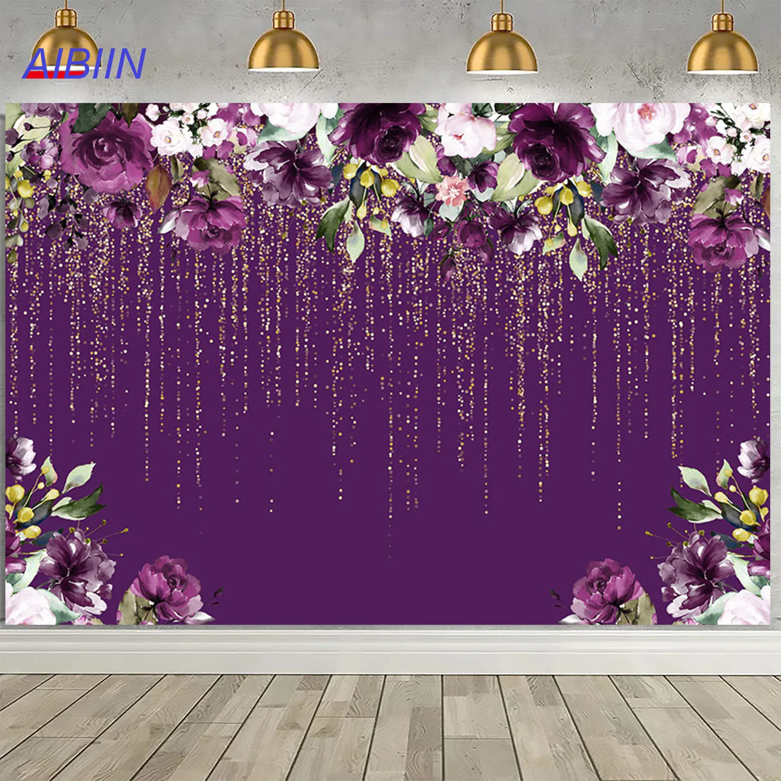 Gold Glitter Photography Background Purple Flowers Women Wedding Birthday Backdrop Party Decorations Cake Table Banner Photo
Gold Glitter Photography Background Purple Flowers Women Wedding Birthday Backdrop Party Decorations Cake Table Banner Photo