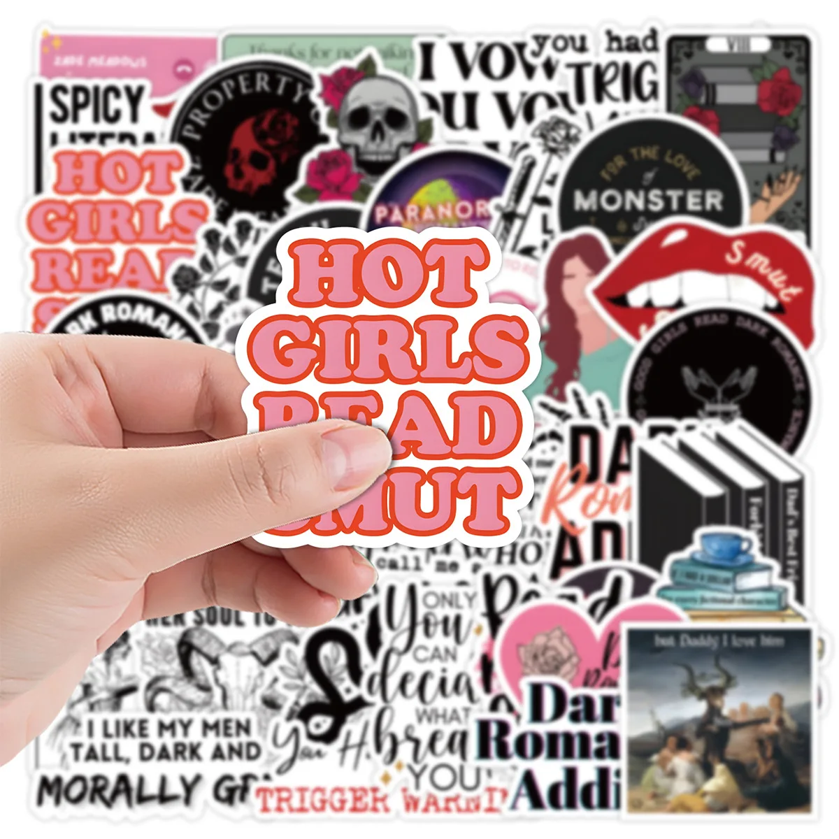 50Pcs Nordic Dark Graffiti Waterproof Stickers for Cups Decoration with PET Material and Self-Adhesive Design
50Pcs Nordic Dark Graffiti Waterproof Stickers for Cups Decoration with PET Material and Self-Adhesive Design