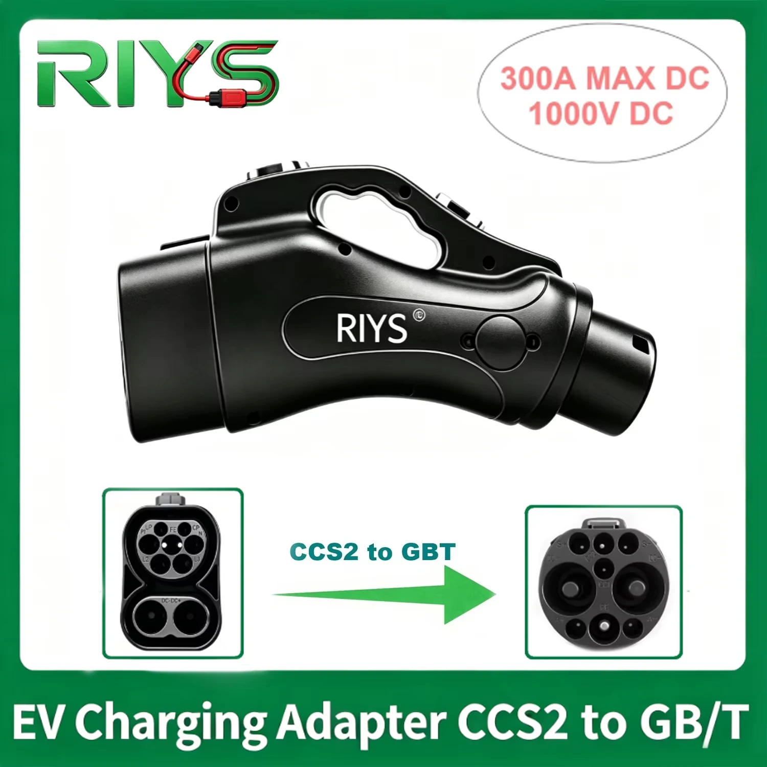 CCS2 to GB/T EV Charging Adapter 1000V DC 300A Combo2 to GBT For BYD For NIO Chinese Electric Vehicle Charger Converter Adapter
CCS2 to GB/T EV Charging Adapter 1000V DC 300A Combo2 to GBT For BYD For NIO Chinese Electric Vehicle Charger Converter Adapter