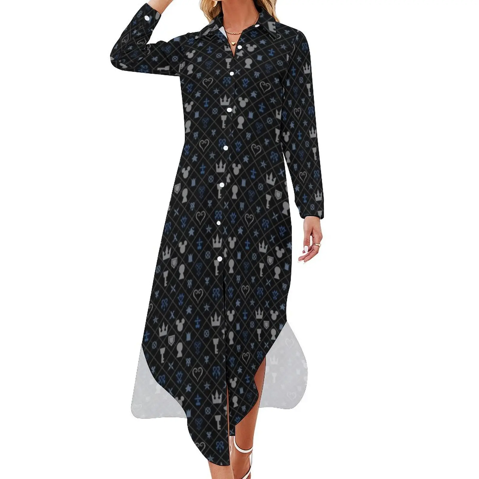 KH pattern Long Sleeved Shirt Dress women's clothing trend 2024 elegant dress Long dress womans clothing
KH pattern Long Sleeved Shirt Dress women's clothing trend 2024 elegant dress Long dress womans clothing