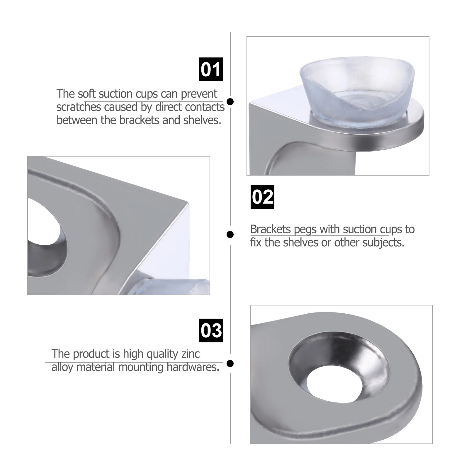 16Pcs Solid Board Shelf Support Zinc Alloy Durable Cabinet Clips Holder Glass Mounting Bracket Bookcase Plate Bracket
16Pcs Solid Board Shelf Support Zinc Alloy Durable Cabinet Clips Holder Glass Mounting Bracket Bookcase Plate Bracket