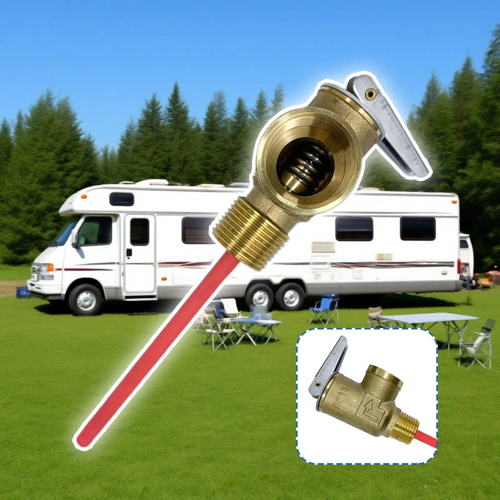 DN15/20 RV Water Heater Temperature&Pressure Relief Valve W/Extended 210F 150 PSI Hot Water Tank Relief Valve Safety Accessories
DN15/20 RV Water Heater Temperature&Pressure Relief Valve W/Extended 210F 150 PSI Hot Water Tank Relief Valve Safety Accessories
