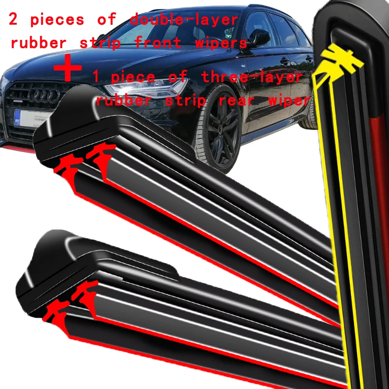 For Audi A6 C7 2011-2017 2012 2013 2014 2015 2016 Wiper Front&Rear Wiper Blades Windshield Windscreen Window Brushes 26"+21"+16"
For Audi A6 C7 2011-2017 2012 2013 2014 2015 2016 Wiper Front&Rear Wiper Blades Windshield Windscreen Window Brushes 26"+21"+16"