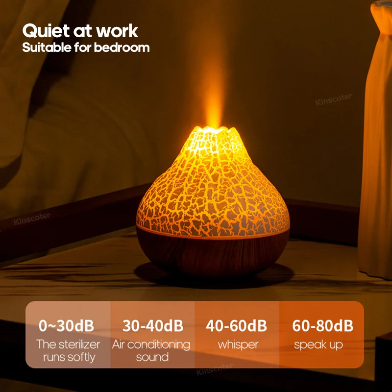 Volcano Air Humidifier 300ml Desktop USB Water Mist Diffuser Purifier Air Freshener Nebulizer with Colorful Ambient Night Light
Volcano Air Humidifier 300ml Desktop USB Water Mist Diffuser Purifier Air Freshener Nebulizer with Colorful Ambient Night Light