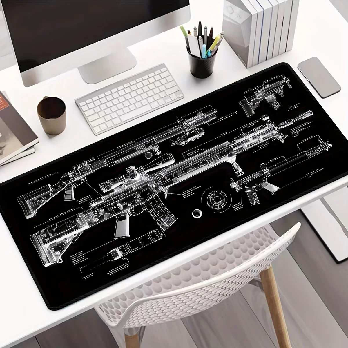 Large game mouse mat with gun map design non-slip lock suitable for game players office game table accessories fashion table mat
Large game mouse mat with gun map design non-slip lock suitable for game players office game table accessories fashion table mat