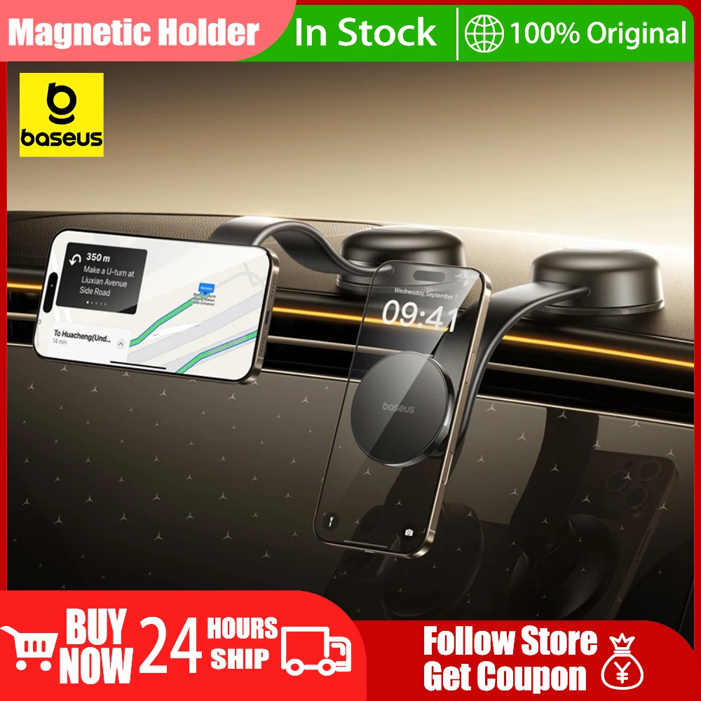 Автомобильный держатель для телефона Baseus, магнитная подставка для телефона с вращающейся основой, универсальный автомобильный держатель для iPhone 17 16, Samsung Huawei Redmi
Автомобильный держатель для телефона Baseus, магнитная подставка для телефона с вращающейся основой, универсальный автомобильный держатель для iPhone 17 16, Samsung Huawei Redmi