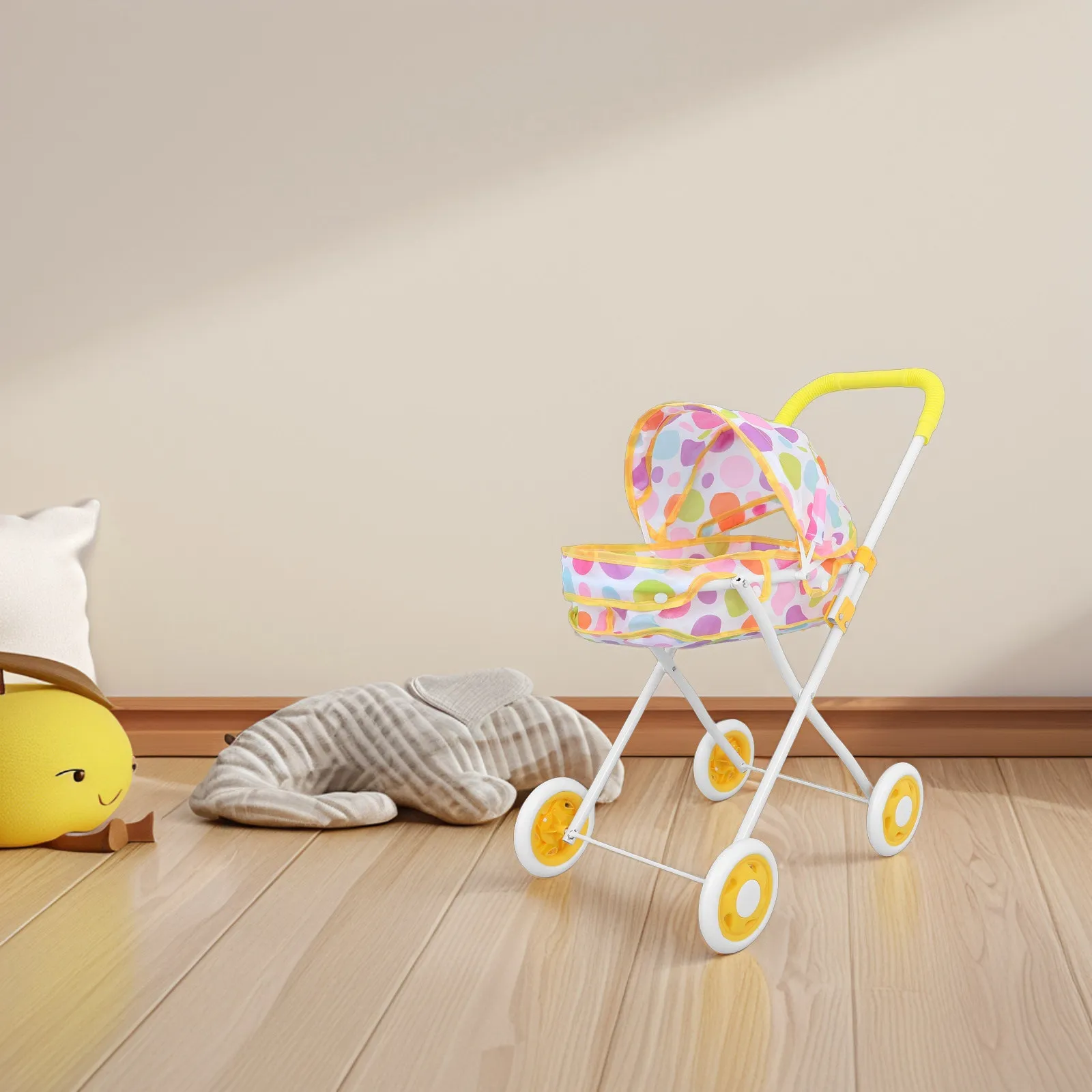 Baby Stroller Mini Pram Carriage Realistic Pretend Play Accessories for Girls Kids Dollhouse Roleplaying Set Lightweight
Baby Stroller Mini Pram Carriage Realistic Pretend Play Accessories for Girls Kids Dollhouse Roleplaying Set Lightweight