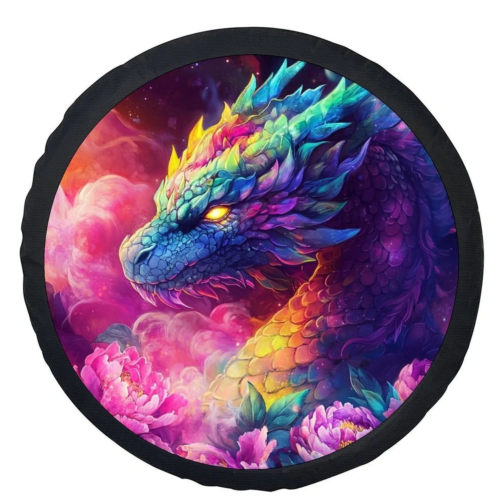 Rainbow Dragon Tire Cover Fantasy Art Spare Wheel Protector Universal Fit
Rainbow Dragon Tire Cover Fantasy Art Spare Wheel Protector Universal Fit