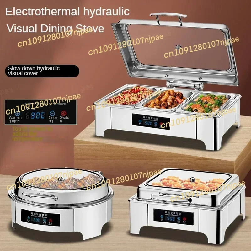 Self-service hotel breakfast oven electrically heated stainless steel buffet oven,hydraulic visual insulation flip lid tableware
Self-service hotel breakfast oven electrically heated stainless steel buffet oven,hydraulic visual insulation flip lid tableware