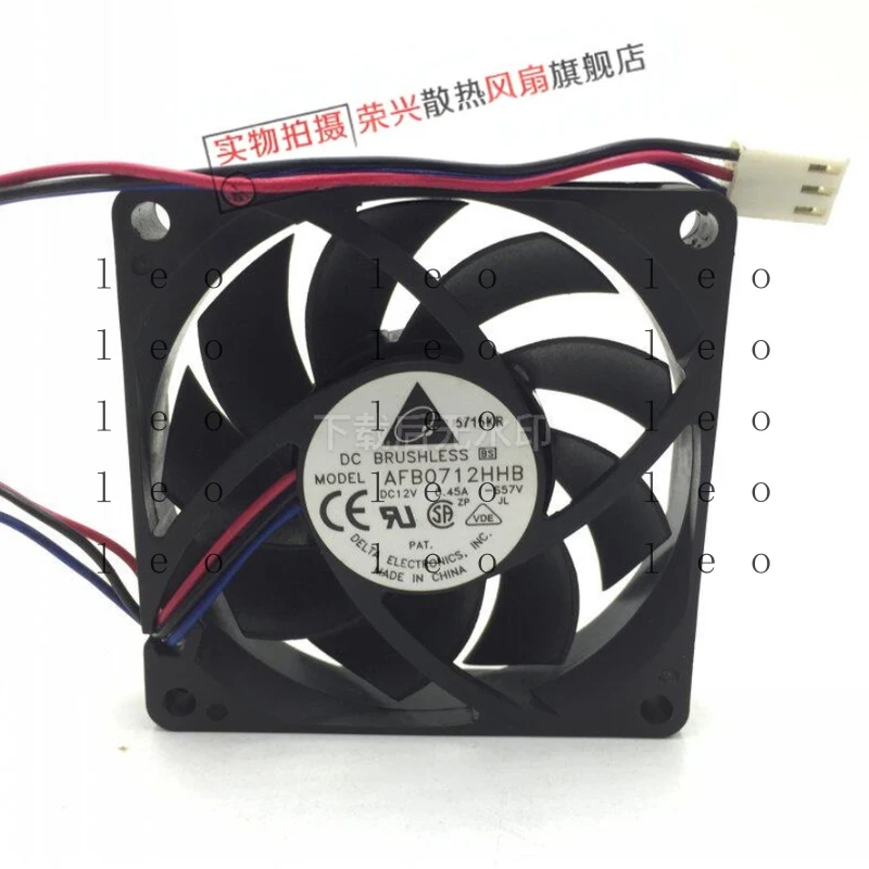 1PCS Delta AFB0712HHB-S57V 12V 0.45A 70*70*15MM 7CM Cooling Fan
1PCS Delta AFB0712HHB-S57V 12V 0.45A 70*70*15MM 7CM Cooling Fan