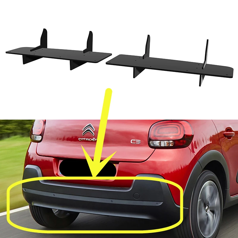 Use For Citroen C3 2016--2021 Year Rear Diffuser Bumper Lips Spoiler Splitter Body Kit Accessories
Use For Citroen C3 2016--2021 Year Rear Diffuser Bumper Lips Spoiler Splitter Body Kit Accessories
