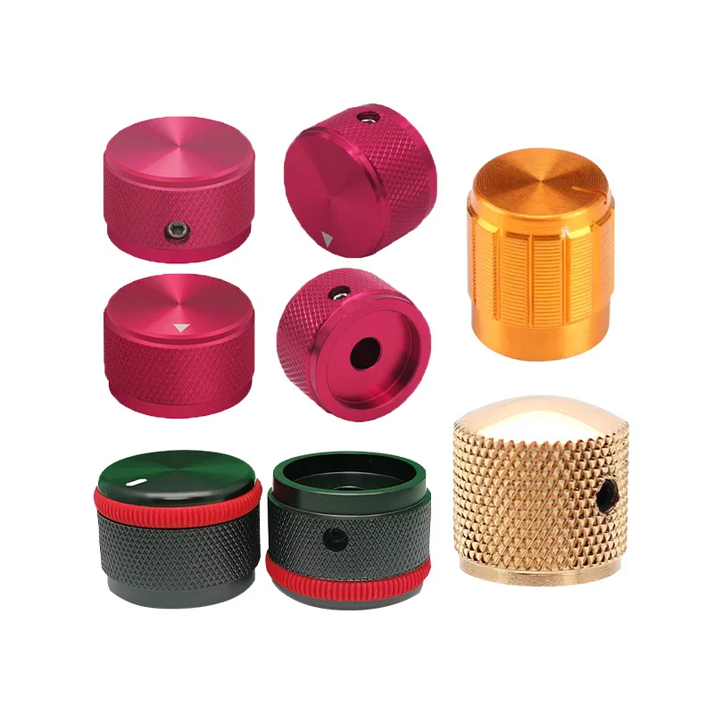Customized Cnc Machined Amplifier Rotary Switch Audio Control Knurled Potentiometer Anodized Aluminum Knob
Customized Cnc Machined Amplifier Rotary Switch Audio Control Knurled Potentiometer Anodized Aluminum Knob