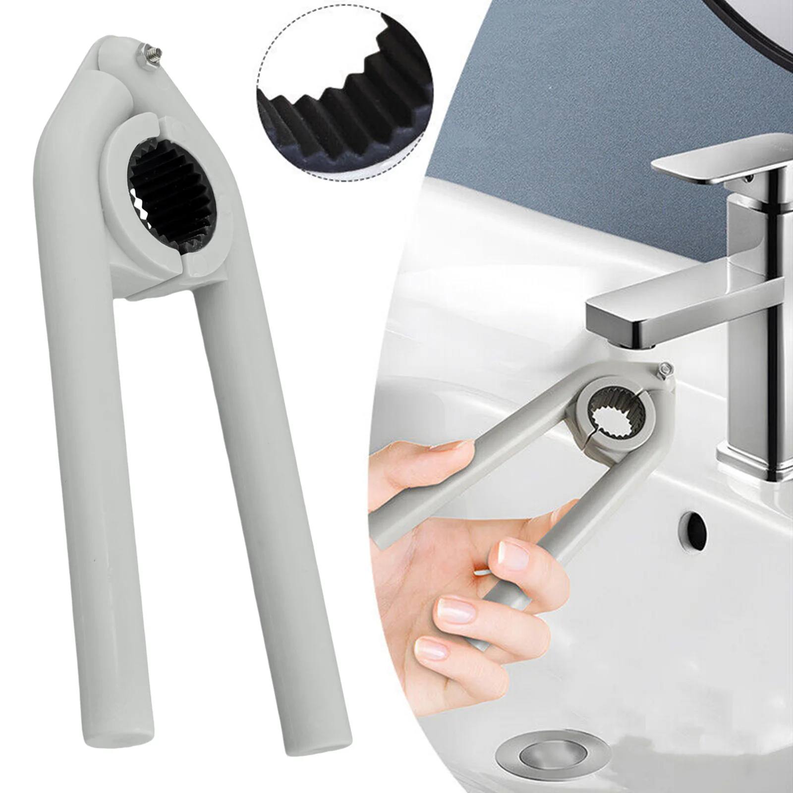 Wrench Aerator Wrench Reinforced Screw Connection Sturdy Faucet Aerator Wrench Versatile Use About 15*8 Cm High Quality
Wrench Aerator Wrench Reinforced Screw Connection Sturdy Faucet Aerator Wrench Versatile Use About 15*8 Cm High Quality