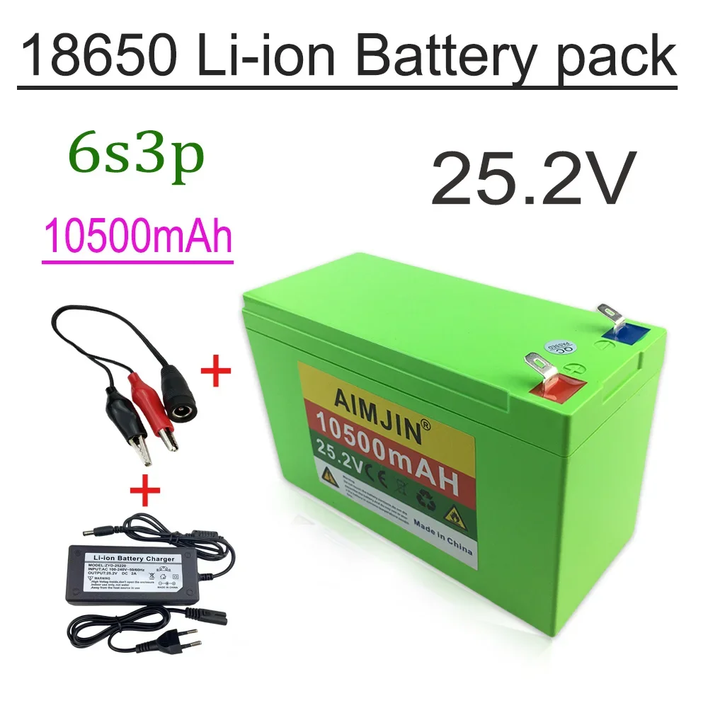 25.2V 6S3P 10500mAh Li-ion battery pack, Agricultural Spray, Stereo, Outdoor Solar Light, Children's Electric Vehicle +Charger
25.2V 6S3P 10500mAh Li-ion battery pack, Agricultural Spray, Stereo, Outdoor Solar Light, Children's Electric Vehicle +Charger