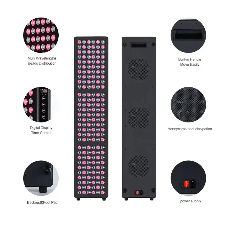 AZURE OEM/ODM High Efficiency 7 Wevelengths 480/630/660/810/830/850/940nm Infrared Device LED Red Light Therapy Lamp Panel
AZURE OEM/ODM High Efficiency 7 Wevelengths 480/630/660/810/830/850/940nm Infrared Device LED Red Light Therapy Lamp Panel