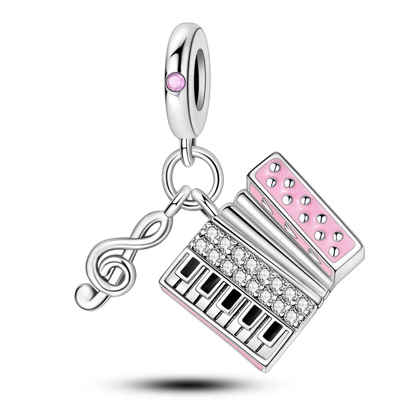 100% 925 Sterling Silver Charm Bead Pendant 3mm Elegant Piano Pink Zircon Original Design DIY Wedding Suitable Fine Jewelry
100% 925 Sterling Silver Charm Bead Pendant 3mm Elegant Piano Pink Zircon Original Design DIY Wedding Suitable Fine Jewelry