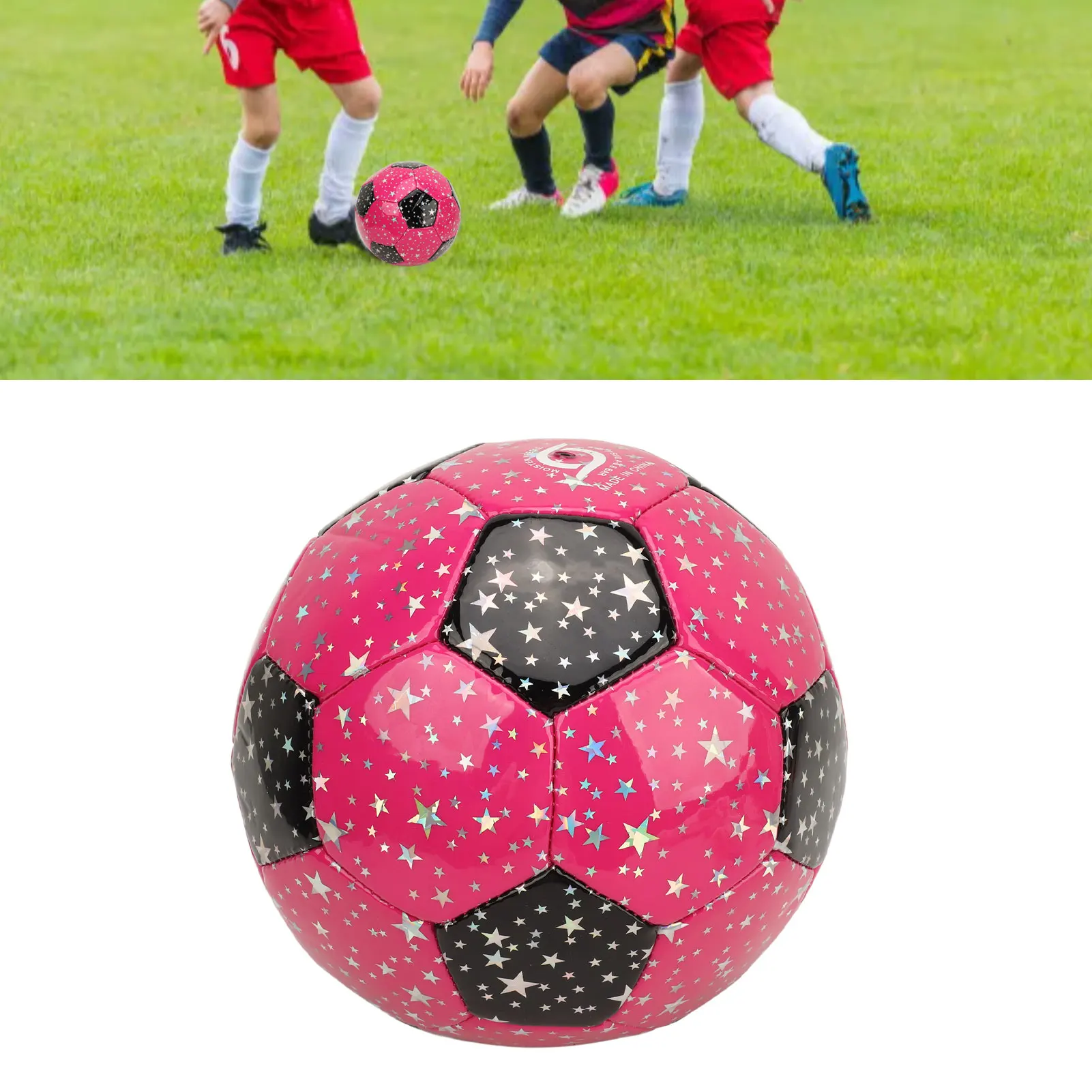 Children Soccer Ball Size 3 Pink Inflatable PU Rubber Liner Kids Soccer Ball Toy for Outdoor PU Soccer Ball
Children Soccer Ball Size 3 Pink Inflatable PU Rubber Liner Kids Soccer Ball Toy for Outdoor PU Soccer Ball