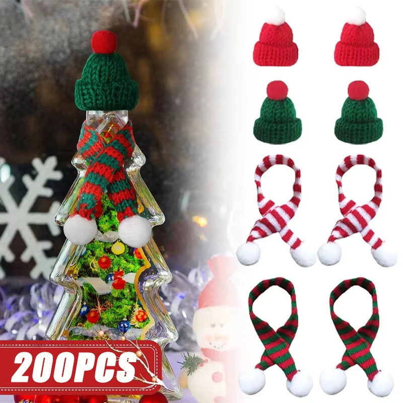 200PCS Christmas Beanie Scarf Red and Green Christmas Dress Up Pendant Finger Hairball Decoration Hat Scarf Christmas Decoration
200PCS Christmas Beanie Scarf Red and Green Christmas Dress Up Pendant Finger Hairball Decoration Hat Scarf Christmas Decoration
