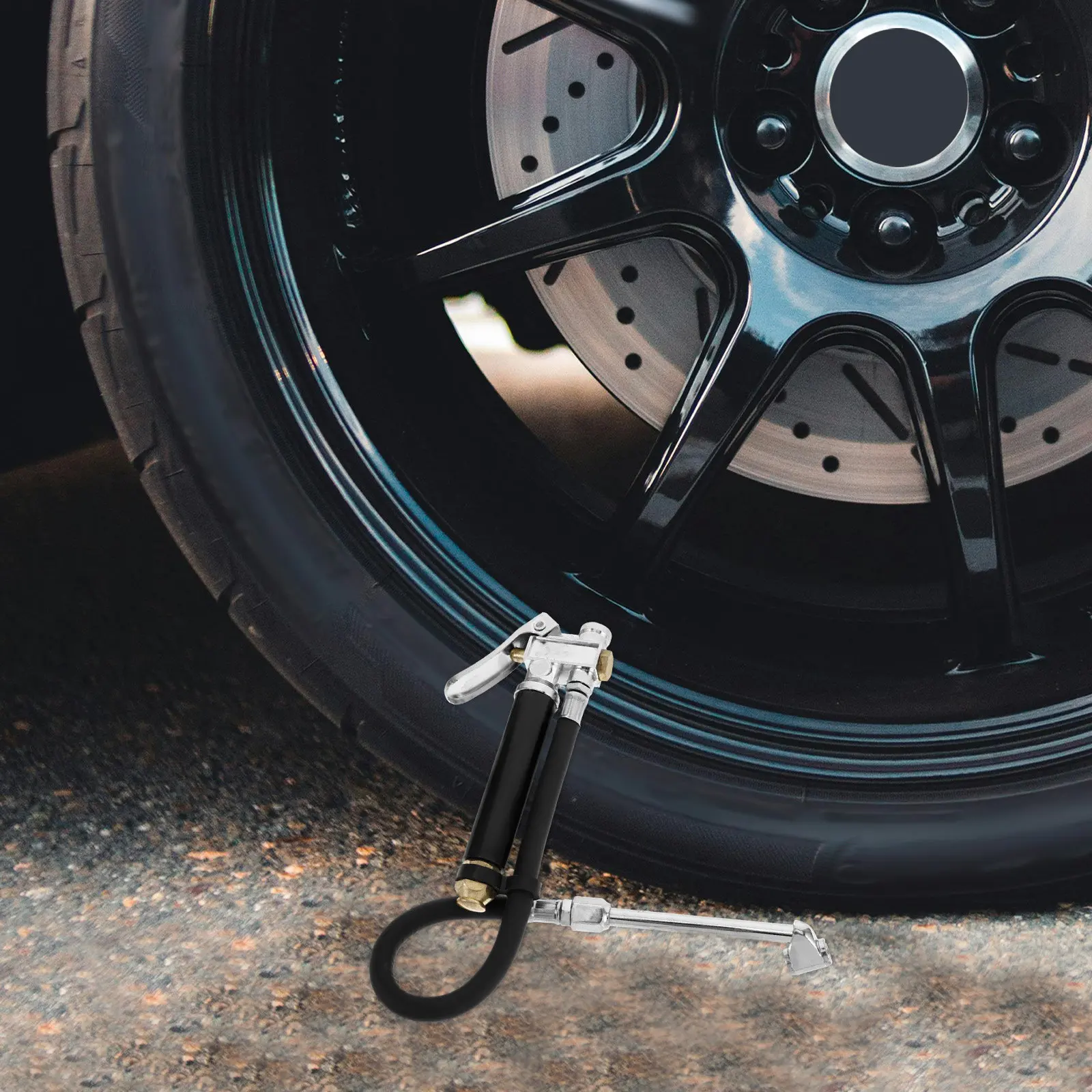 Digital Tire Pressure Gauge with Inflator for Car Atv Motorcycle Tires Monitoring Portable Precision Auto Garage
Digital Tire Pressure Gauge with Inflator for Car Atv Motorcycle Tires Monitoring Portable Precision Auto Garage