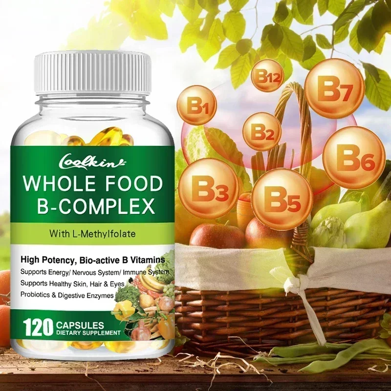 Whole Food B-Complex - Relieve Stress, Promote Nervous System Health and VitalityCapsule
Whole Food B-Complex - Relieve Stress, Promote Nervous System Health and VitalityCapsule
