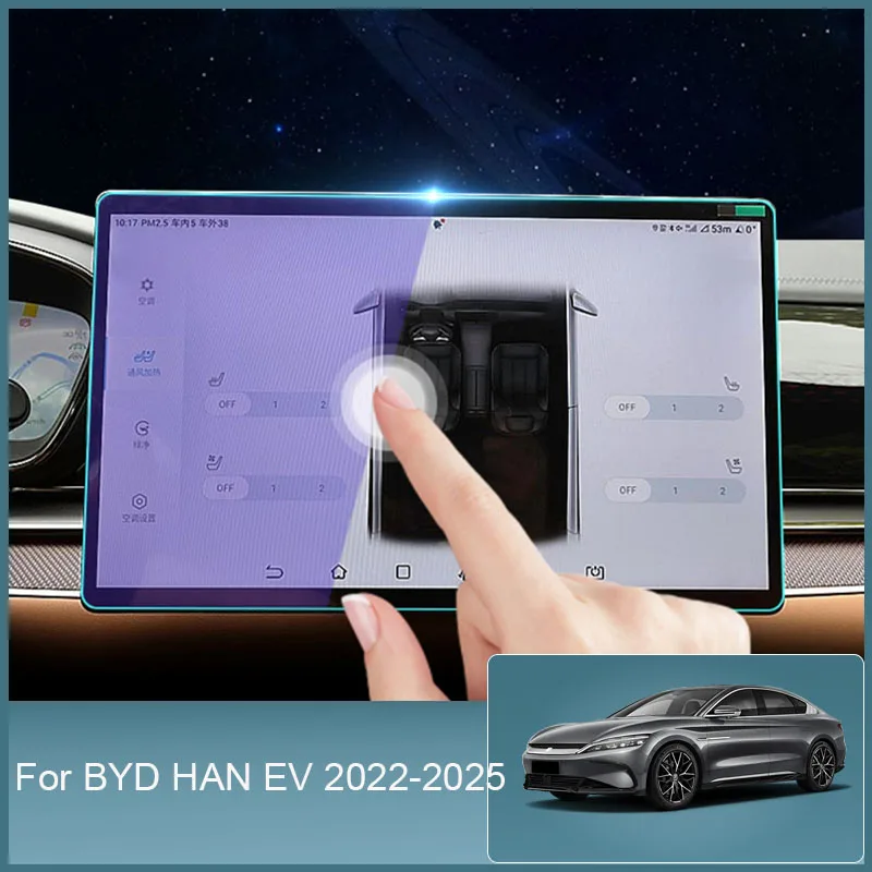 12.8" 15.6" For BYD HAN EV 2022-2025Car GPS Navigation Screen Protect Glass Film Dashboard Display Tempered Sticker Accessories
12.8" 15.6" For BYD HAN EV 2022-2025Car GPS Navigation Screen Protect Glass Film Dashboard Display Tempered Sticker Accessories