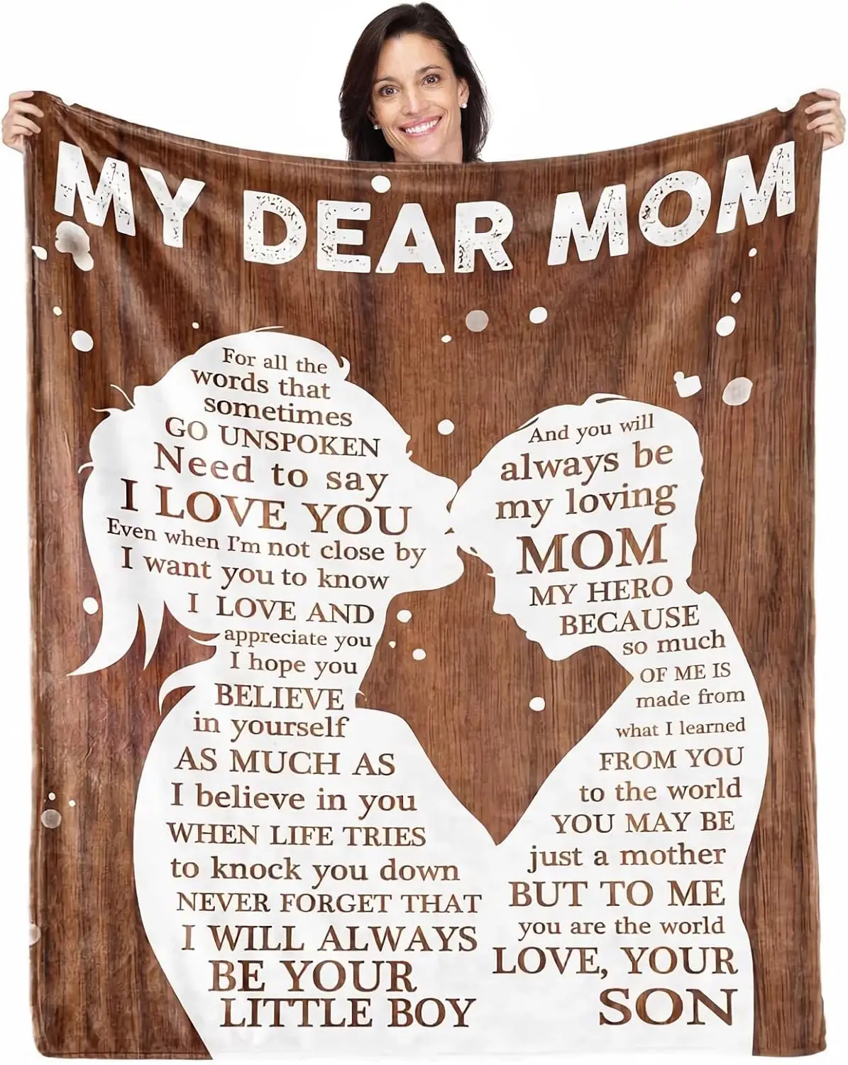 Birthday Gifts for Mom from Son I Love You Gifts Best Mom Blanket Mothers Day Christmas Valentines Present Bed Throw Blanket
Birthday Gifts for Mom from Son I Love You Gifts Best Mom Blanket Mothers Day Christmas Valentines Present Bed Throw Blanket