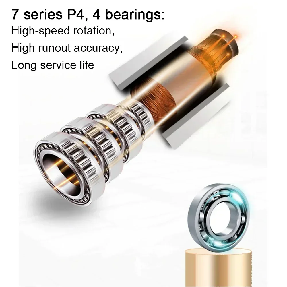 1.5KW 2.2KW 3.5KW 4.5KW 6KW 7.5KW 220V 380V 4 Bearings CNC Spindle Motor for CNC Router Carved Wood CNC Air Cooled Spindle Motor
1.5KW 2.2KW 3.5KW 4.5KW 6KW 7.5KW 220V 380V 4 Bearings CNC Spindle Motor for CNC Router Carved Wood CNC Air Cooled Spindle Motor