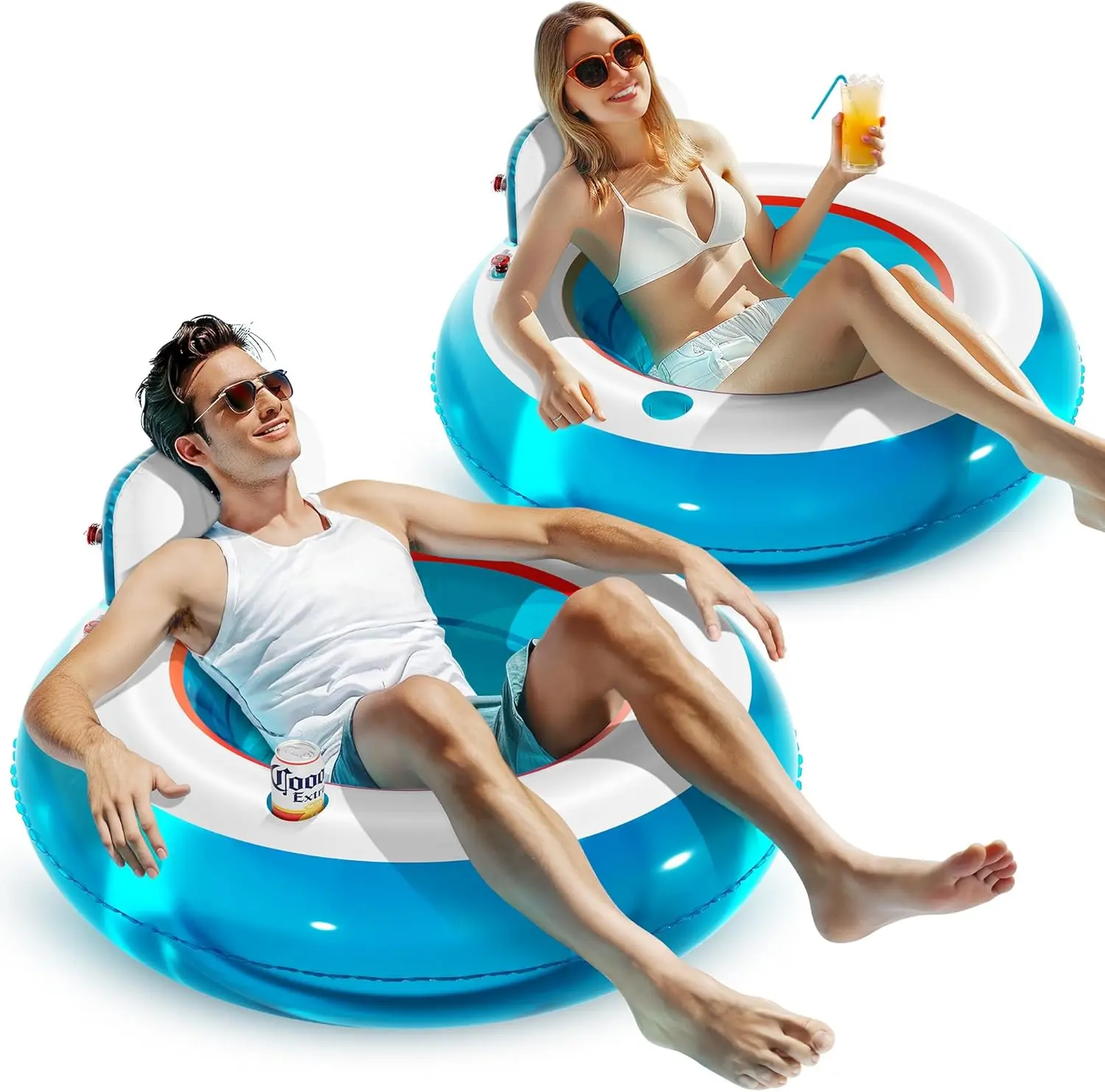 Inflatable Pool Float | Backrest & Armrest Support Water Float Chair | 44” Lounger Float with Cup Holder | Cooling Out
Inflatable Pool Float | Backrest & Armrest Support Water Float Chair | 44” Lounger Float with Cup Holder | Cooling Out