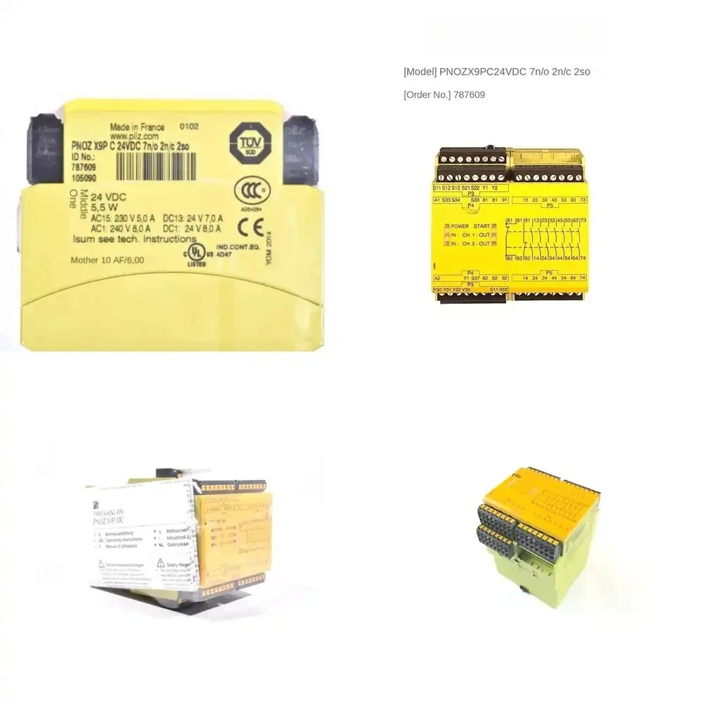 Industrial PNOZsigma Safety Relays PNOZ X9P C 24VDC Security Level 4 7n/o 2n/c 2so 787609 New Multifunctional
Industrial PNOZsigma Safety Relays PNOZ X9P C 24VDC Security Level 4 7n/o 2n/c 2so 787609 New Multifunctional