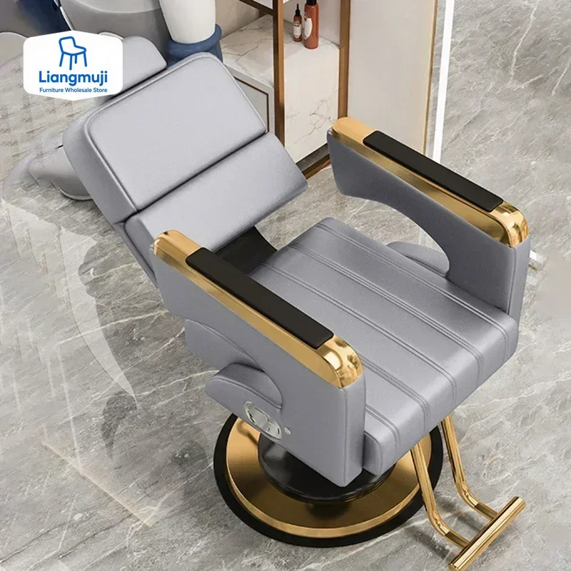 Luxury Personalized Chair Barber Classic Hydraulic Reclining Release Salon Chair Leg Rest Professional Barberia Furniture
Luxury Personalized Chair Barber Classic Hydraulic Reclining Release Salon Chair Leg Rest Professional Barberia Furniture