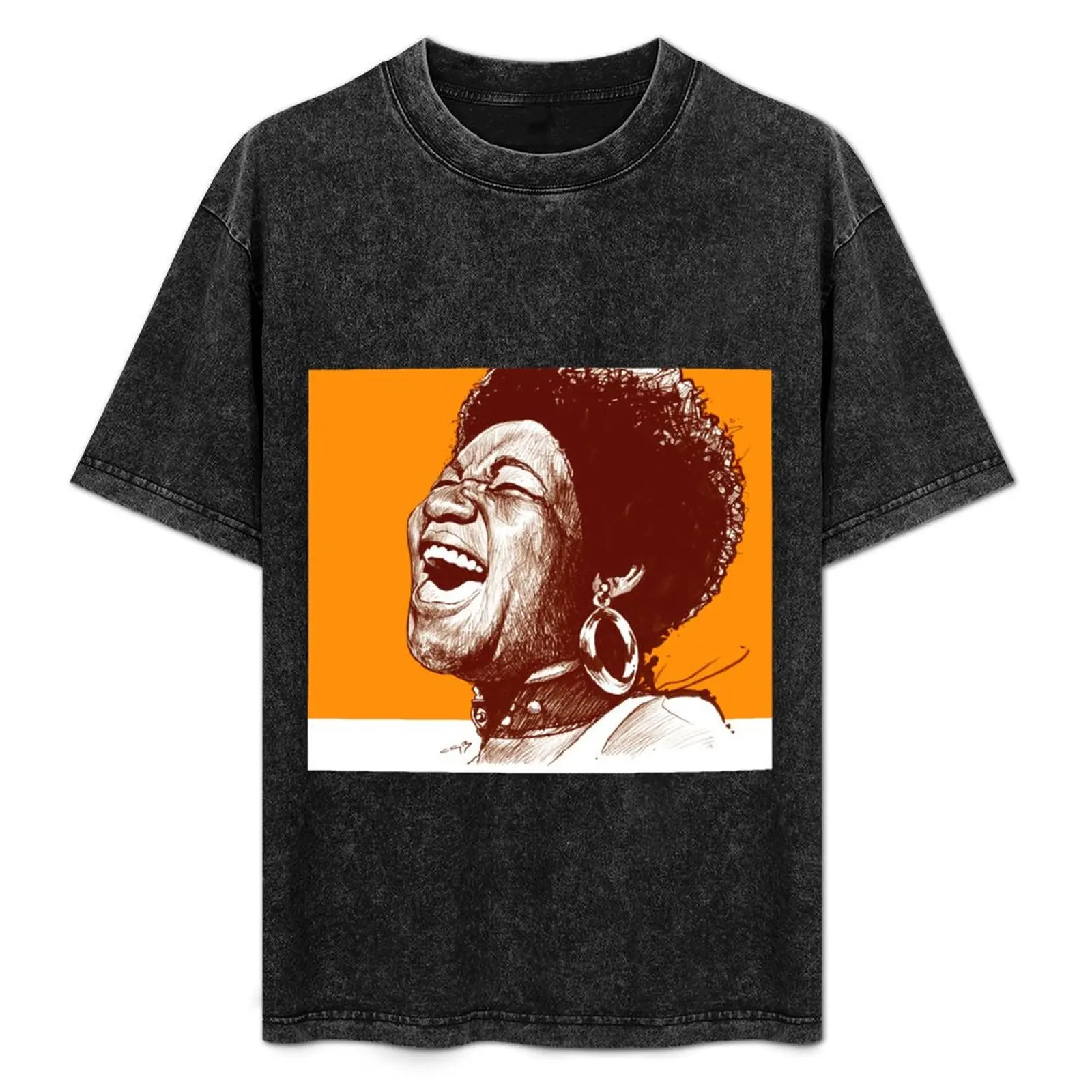 Aretha Franklin T-Shirt Sports Casual Short Sleeve Cotton Tee
Aretha Franklin T-Shirt Sports Casual Short Sleeve Cotton Tee