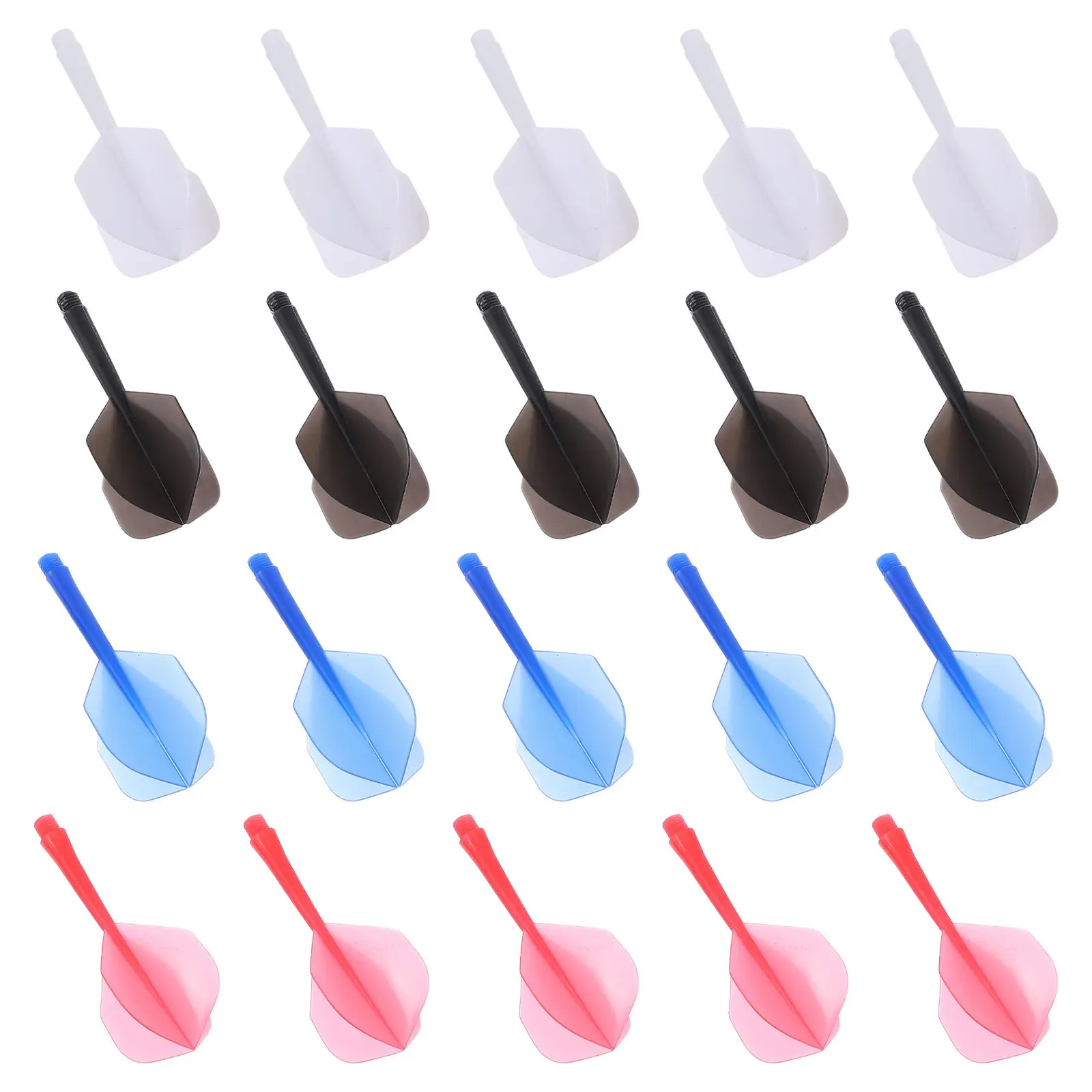 20Pcs Lightweight Dart Flights Professional Thread Tails Wear-Resistant Plastic Wings for Precision Balance Comfortable Grip
20Pcs Lightweight Dart Flights Professional Thread Tails Wear-Resistant Plastic Wings for Precision Balance Comfortable Grip