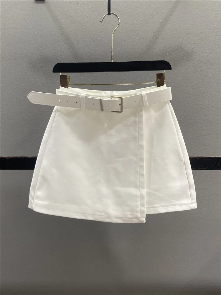Casual Asymmetrical High Waist Anti-Light A-Line Skirt Versatile Slimming Women's Cotton Polyester Blend Skirt
Casual Asymmetrical High Waist Anti-Light A-Line Skirt Versatile Slimming Women's Cotton Polyester Blend Skirt