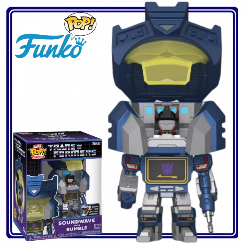 Funko Pop Transformers Sound Wave Rumbling Peripheral Figurines Trendy Toys Models Ornaments Dolls and Gifts Children Collection
Funko Pop Transformers Sound Wave Rumbling Peripheral Figurines Trendy Toys Models Ornaments Dolls and Gifts Children Collection