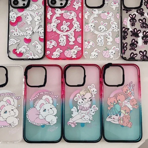 Rabbit Colorful MagSafe Phone Case Cover for IPhone 11 12 13 14 15 Pro Max Case for IPhone 15 Pro Max
Rabbit Colorful MagSafe Phone Case Cover for IPhone 11 12 13 14 15 Pro Max Case for IPhone 15 Pro Max