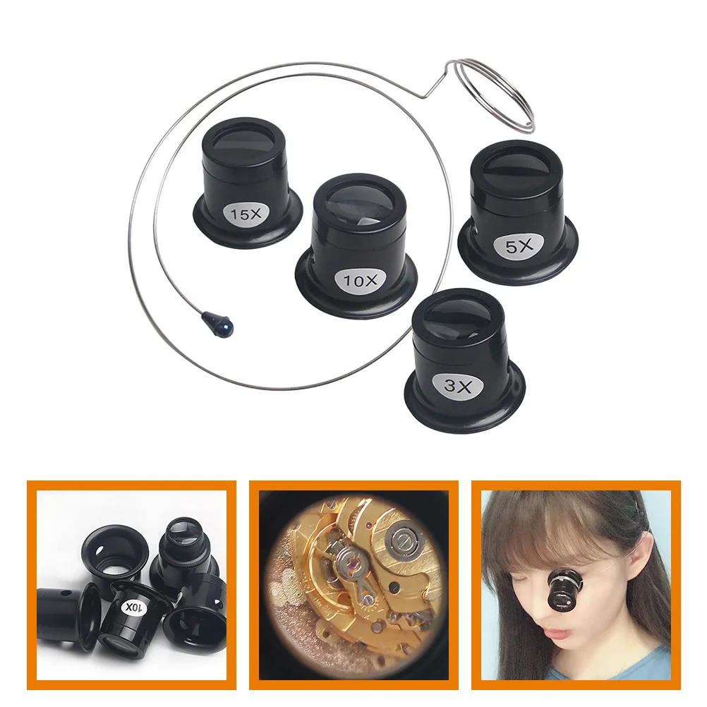 Magnifying Glass Eye Clip Type Glasses Jewelers Loupes Magnifier Watch Repairing Tool Suite Tools Headband Plastic Work Kit
Magnifying Glass Eye Clip Type Glasses Jewelers Loupes Magnifier Watch Repairing Tool Suite Tools Headband Plastic Work Kit