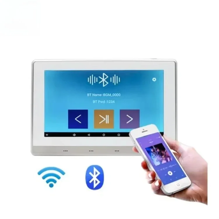 N7 7 Inch 8x30w Home Android 11 32GB Background Sound Speaker System 2 Zone BT Wifi Wall Mounted Amplifier Smart Music Player
N7 7 Inch 8x30w Home Android 11 32GB Background Sound Speaker System 2 Zone BT Wifi Wall Mounted Amplifier Smart Music Player