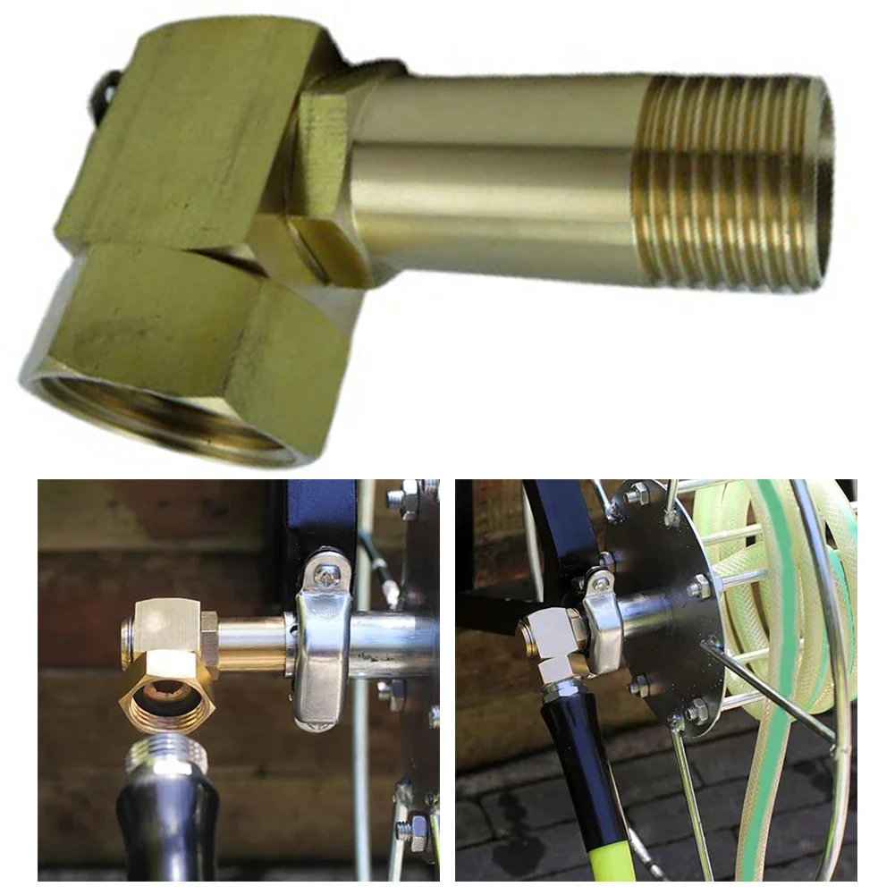 Garden Hose Connector Solid Brass Pipe Fittings Hose Adapter 3/4'' GHT X 1/2'' NPT Swivel Hose Reel Parts Fittings
Garden Hose Connector Solid Brass Pipe Fittings Hose Adapter 3/4'' GHT X 1/2'' NPT Swivel Hose Reel Parts Fittings