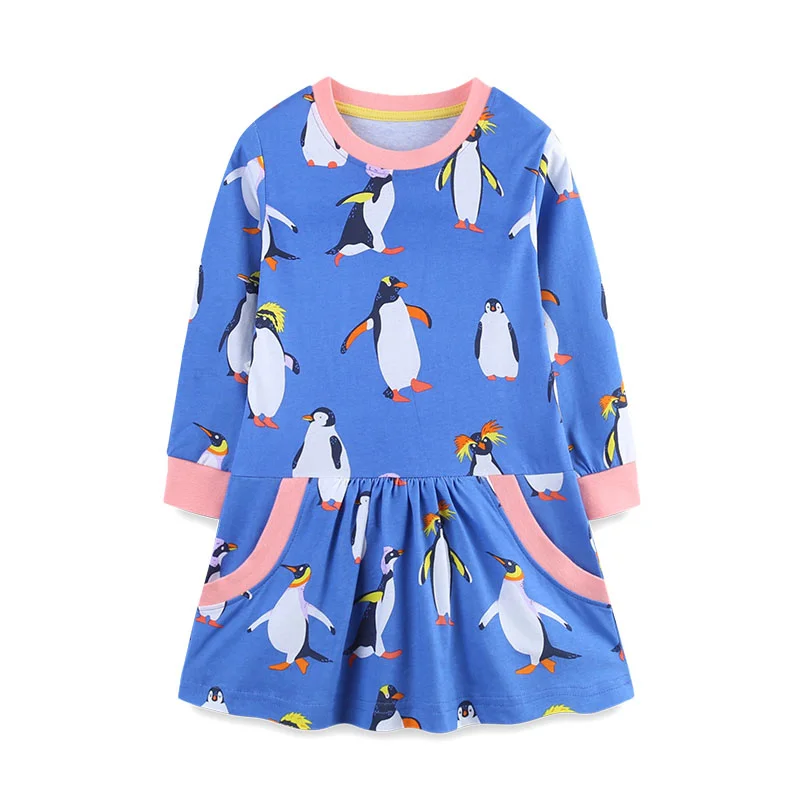 Jumping Meters 2-7T Girls Dresses Animals Print Hot Sell Long Sleeve Autumn Spring Princess Baby Clothes Party Toddler Costume
Jumping Meters 2-7T Girls Dresses Animals Print Hot Sell Long Sleeve Autumn Spring Princess Baby Clothes Party Toddler Costume