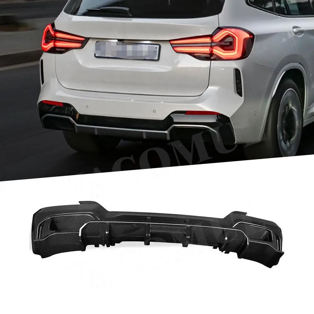 VACOMUL Dry Carbon Fiber Rear Diffuser Lip Spoiler for BMW iX3 G08i 2022 Rear Bumper Lip FRP Car Body Kit Exterior Replacement
VACOMUL Dry Carbon Fiber Rear Diffuser Lip Spoiler for BMW iX3 G08i 2022 Rear Bumper Lip FRP Car Body Kit Exterior Replacement